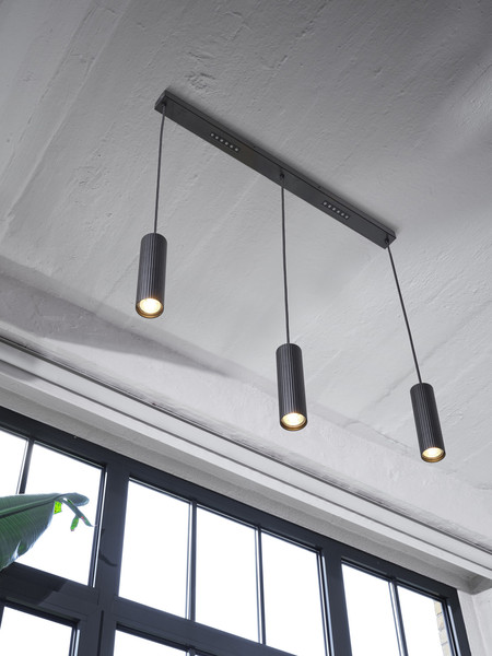 OSRAM LED Pendelleuchte Decor Drums Pendant 3XGU10 2XLED Black 4099854459283