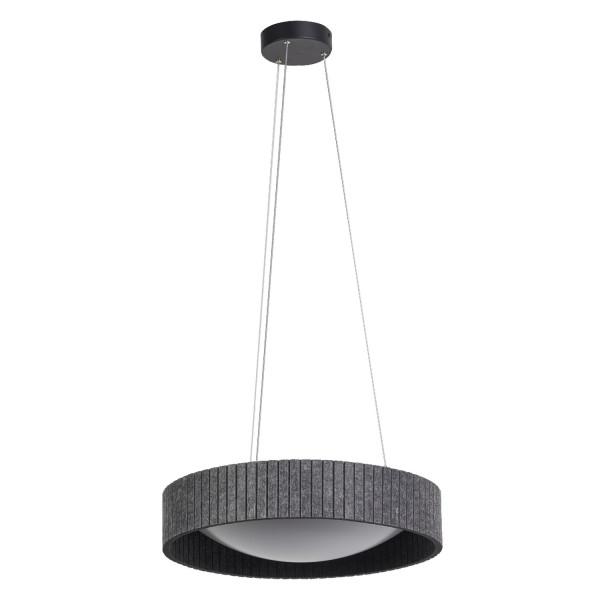 OSRAM LED Pendelleuchte Decor Felt Cylinder Pendant 28W 830 Dark Gray Warm weiß 4099854459306