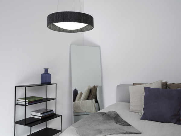 OSRAM LED Pendelleuchte Decor Felt Cylinder Pendant 28W 830 Dark Gray Warm weiß 4099854459306