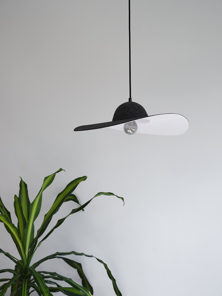 OSRAM Pendelleuchte Decor Felt Hat Pendant 1XE27 Dark Gray 4099854459320