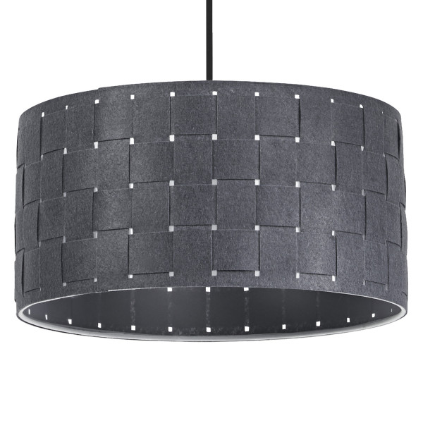 OSRAM Pendelleuchte Decor Felt Weaving Pendant 380 mm E27 Dark Gray 4099854459368