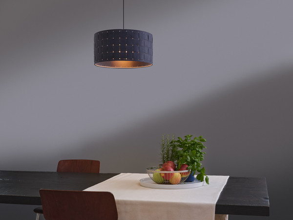 OSRAM Pendelleuchte Decor Felt Weaving Pendant 380 mm E27 Dark Gray 4099854459368