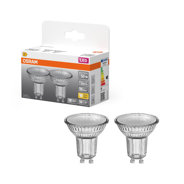 OSRAM LED Leuchtmittel LED STAR PAR16 3.7W 827 GU10 Warm weiß 4099854459757