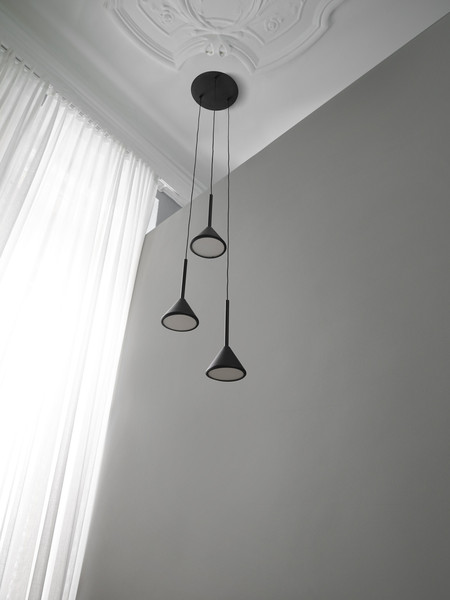 OSRAM LED Pendelleuchte Decor Fuji 3XPendant PL 13W 930 Black Warm weiß 4099854460418