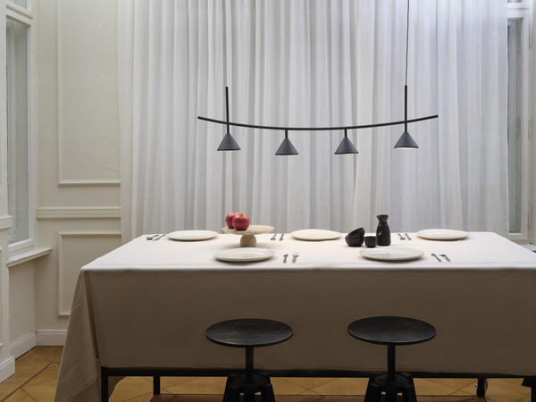 OSRAM LED Pendelleuchte Decor Fuji 4XPendant Linear 16W 930 Black Warm weiß 4099854460456