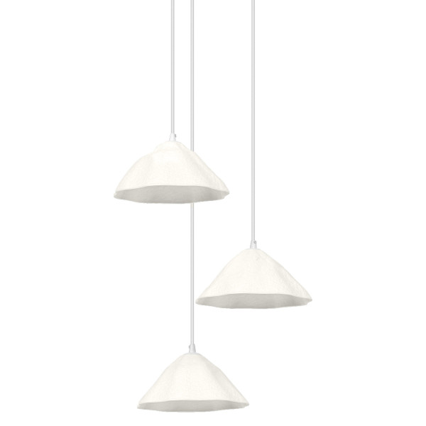 OSRAM Pendelleuchte Decor Lotus Leaf Pendant 3XE14 White 4099854460517
