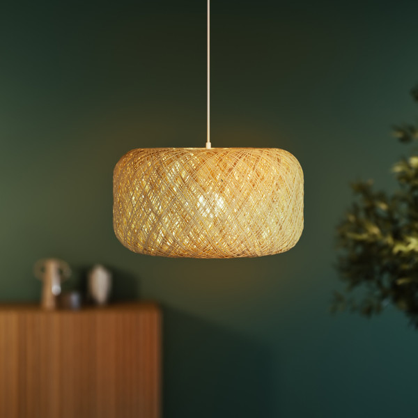 OSRAM Pendelleuchte Decor Paper Bale Pendant 1XE27 Beige 4099854460630