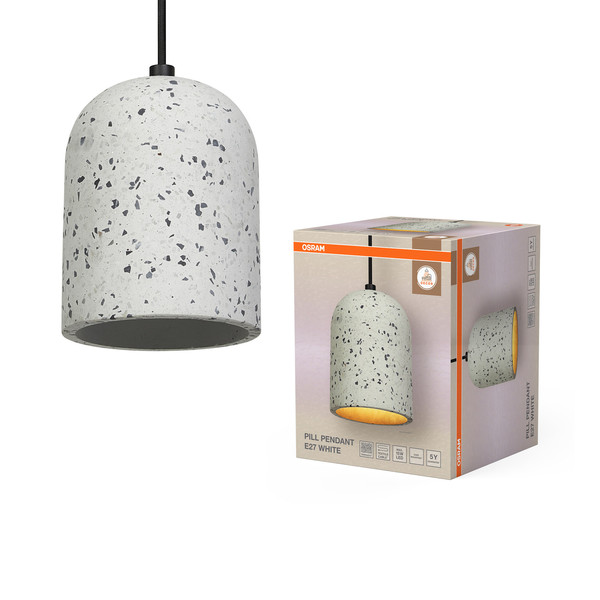 OSRAM Pendelleuchte Decor Pill Pendant 1XE27 White 4099854460739