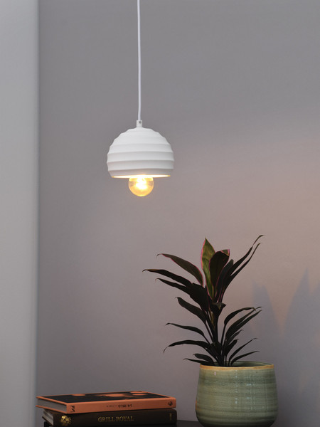 OSRAM Pendelleuchte Decor Plaster Cup Pendant E27 White 4099854460791