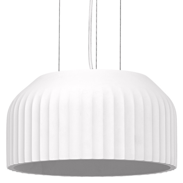 OSRAM Pendelleuchte Decor Plaster Routes Pendant 300 1XE27 White 4099854460913