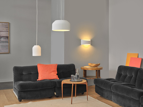 OSRAM Pendelleuchte Decor Plaster Routes Pendant 300 1XE27 White 4099854460913