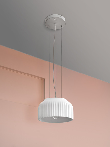 OSRAM Pendelleuchte Decor Plaster Routes Pendant 300 1XE27 White 4099854460913