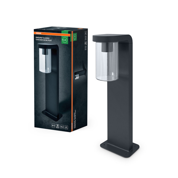 OSRAM Aussenleuchte ENDURA CLASSIC CASCADE 50cm Post E27 Clear 4099854460937