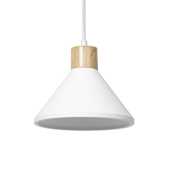 OSRAM Pendelleuchte Decor Plaster Wood Pendant 220 mm E27 White 4099854460975