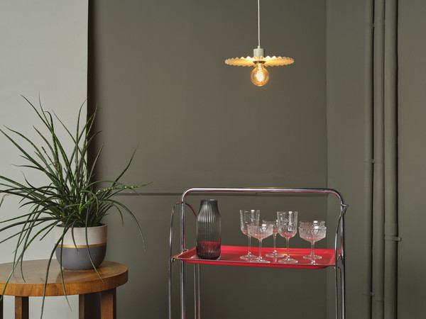 OSRAM Pendelleuchte Decor Plisse Pendant E27 Beige 4099854461071