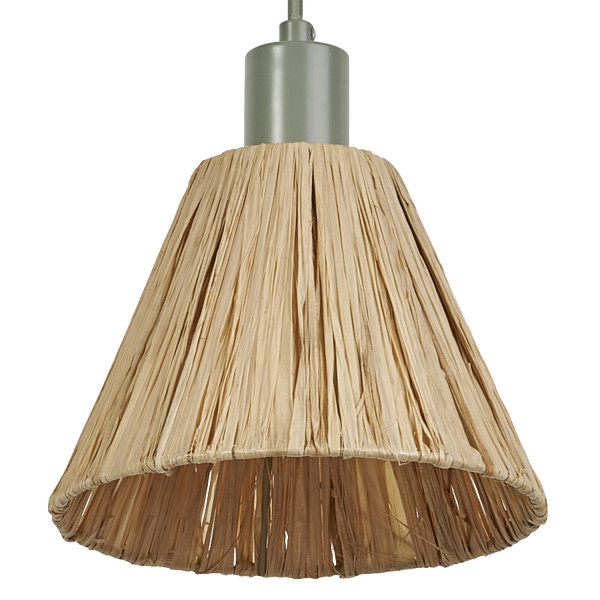 OSRAM Pendelleuchte Decor Raffia Pendant 1XE27 Green 4099854461149