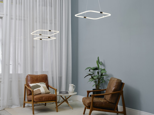 OSRAM LED Pendelleuchte Decor Tetragon 2XPendant 23W 830 Click DIM Dimmbar Warm weiß 4099854461705