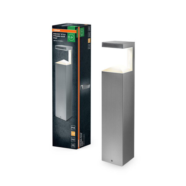OSRAM LED Aussenleuchte ENDURA STYLE PYRAMID 50cm Post 9W Warm weiß 4099854461743