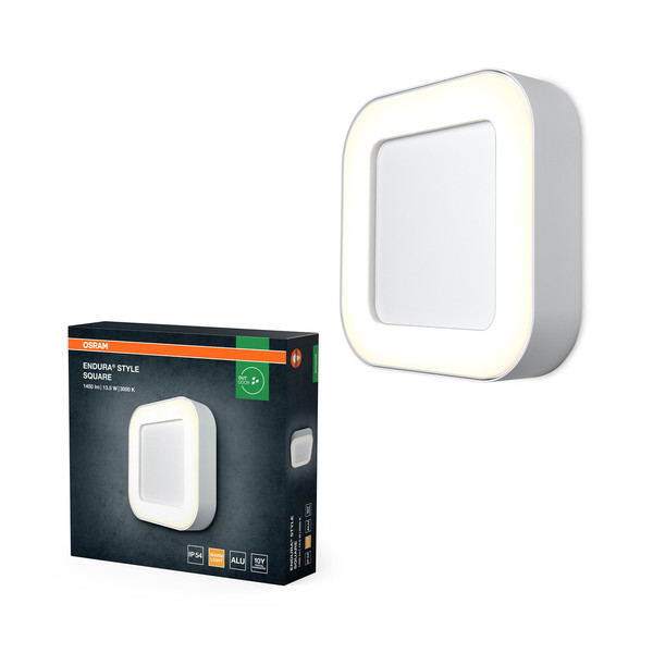 OSRAM LED Aussen-Deckenleuchte ENDURA STYLE SQUARE 13.5W White Warm weiß 4099854461996