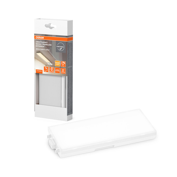 OSRAM LED Unterbauleuchte UNDERCABINET SOCKET FRAMELESS 830 DIM White Extension Warm weiß 4099854463297
