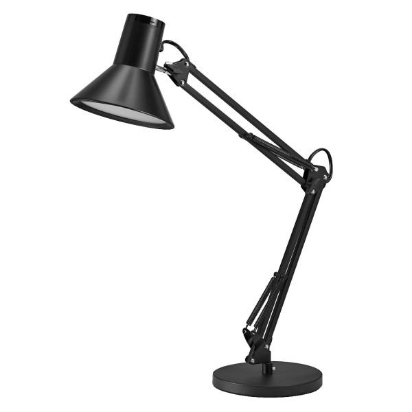 OSRAM LED Tischleuchte Office Line Desk Retro 9W 830 Black Dimmbar Warm weiß 4099854463952