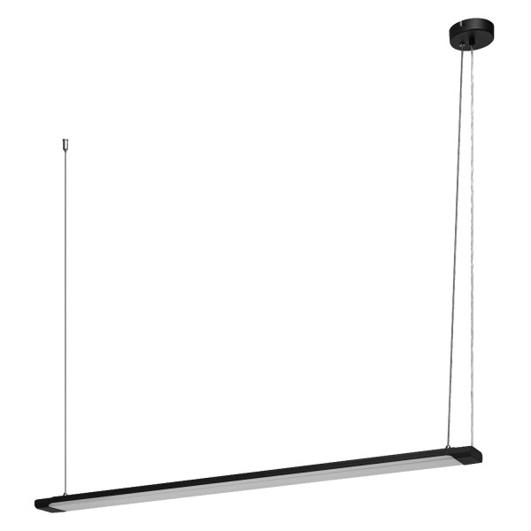 OSRAM LED Pendelleuchte Office line slab 1.2m 40W 840 DIM Black Dimmbar Neutralweiss 4099854464836