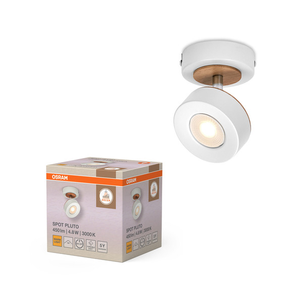 OSRAM LED Deckenleuchte DECOR SPOT PLUTO WHITE 1 Spot Warm weiß 4099854470875