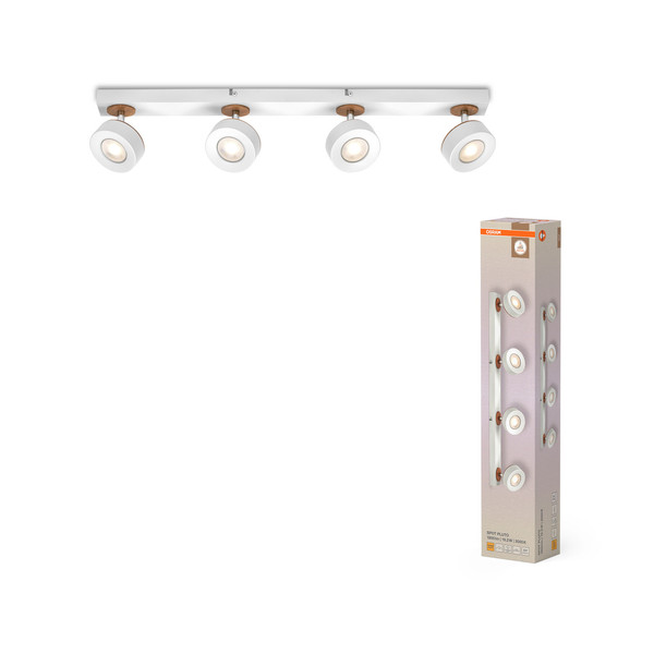 OSRAM LED Deckenleuchte DECOR SPOT PLUTO WHITE 4 Spot Warm weiß 4099854470936