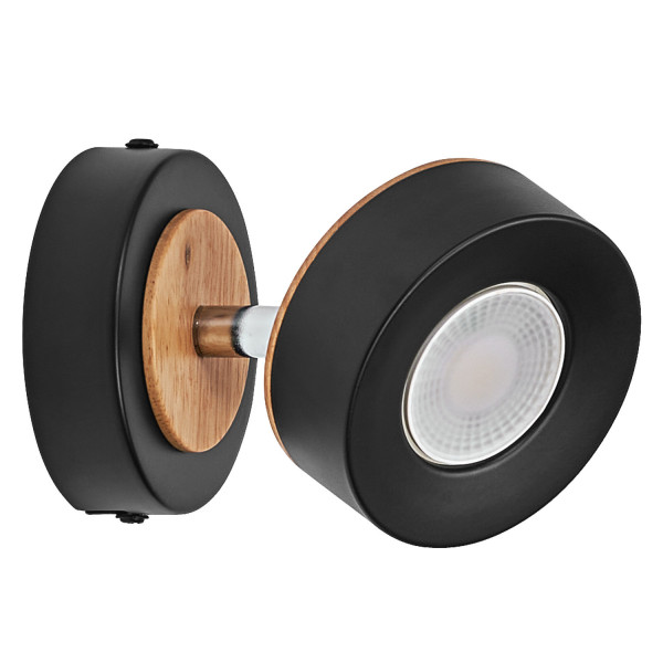 OSRAM LED Deckenleuchte DECOR SPOT PLUTO BLACK 1 Spot Warm weiß 4099854470950