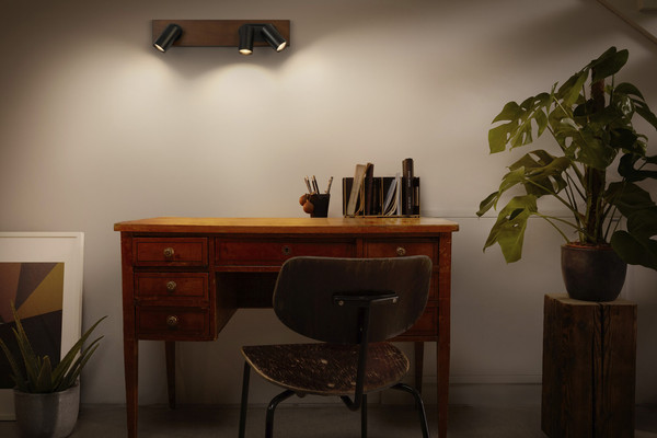 OSRAM LED Deckenleuchte DECOR SPOT MERCURY BLACK 3x3.4W 927 DIM Dimmbar Warm weiß 4099854471131