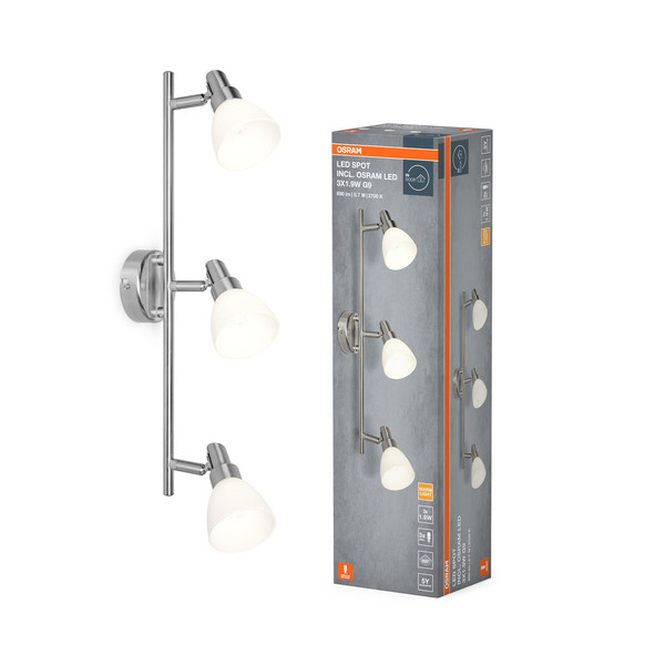 OSRAM LED Strahler LED SPOT G9 G9 3 x 1.9W 2700K Warm weiß 4099854473326