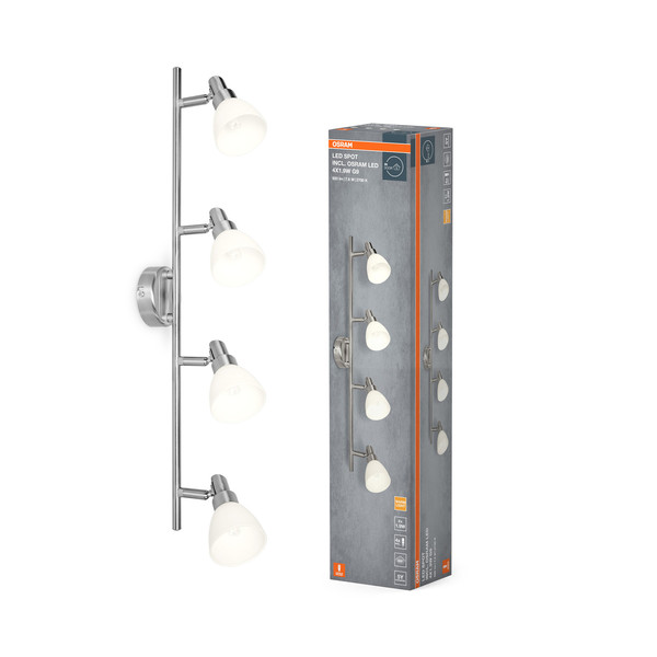 OSRAM LED Strahler LED SPOT G9 G9 4 x 1.9W 2700K Warm weiß 4099854473340