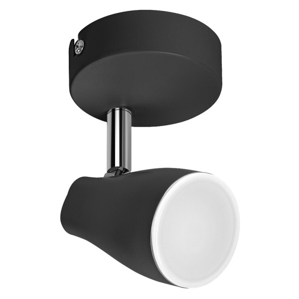 OSRAM LED Spotleuchte LED SPOT PEAR BLACK 1 x 4.3W 2700K GU10 Warm weiß 4099854473920