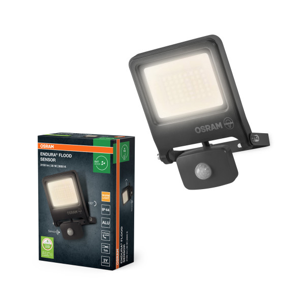 OSRAM LED Fluter ENDURA Flood Sensor Warm White PCR Warm weiß 4099854487217