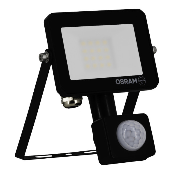 OSRAM LED Aussenleuchte FLOODLIGHT LUX SENSOR 10W 865 BLACK Kaltweiss 4099854489464