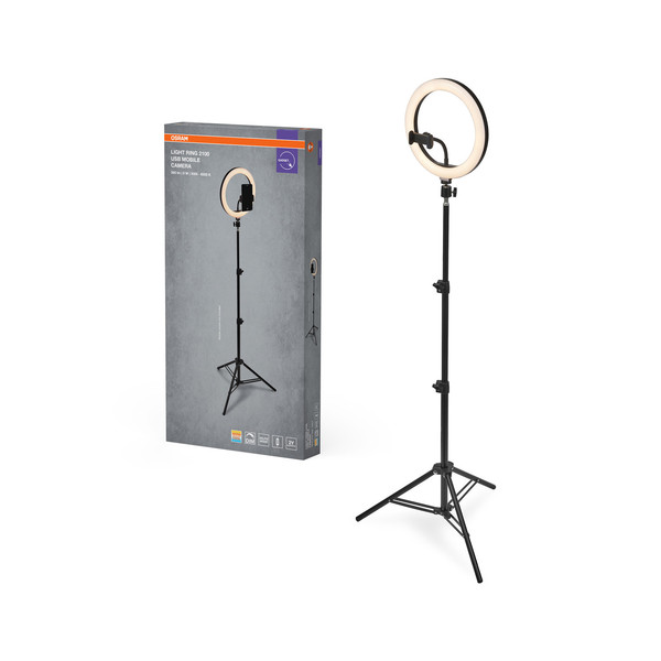 OSRAM LED Stehleuchte LINEAR LED MOBILE RING Tripod Dimmbar Warm weiß,Kalt weiß 4099854497636