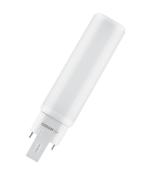 OSRAM LED Leuchtmittel OSRAM DULUX LED D/E HF & AC MAINS 7W 865 G24Q-2 Kaltweiss 4099854501791
