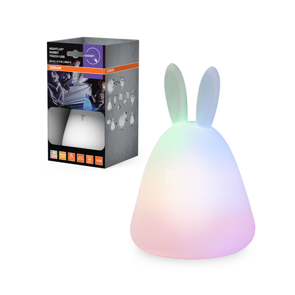 OSRAM LED Nachtlicht NIGHTLUX TOUCH RGBW Rabbit USB RGB 4099854536656