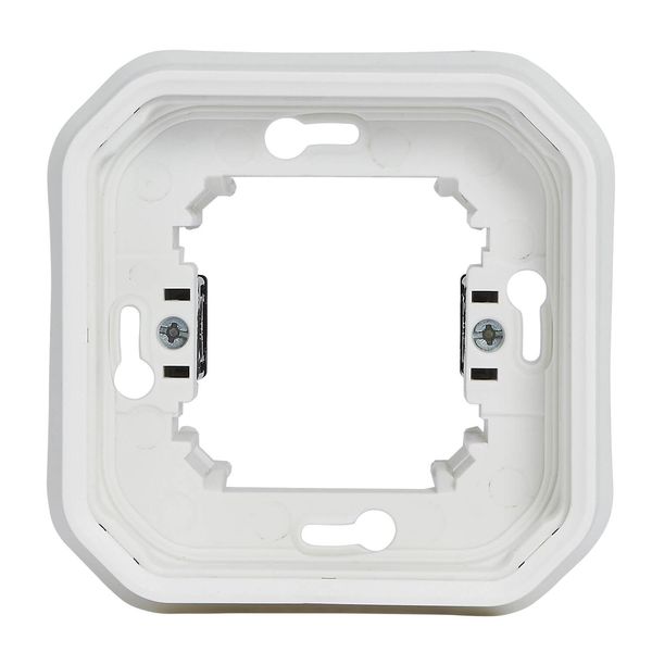 Legrand PLEXO New Feuchtraum-Unterputz-Tragrahmen, mit Spreizkralle Weiß, 069693L