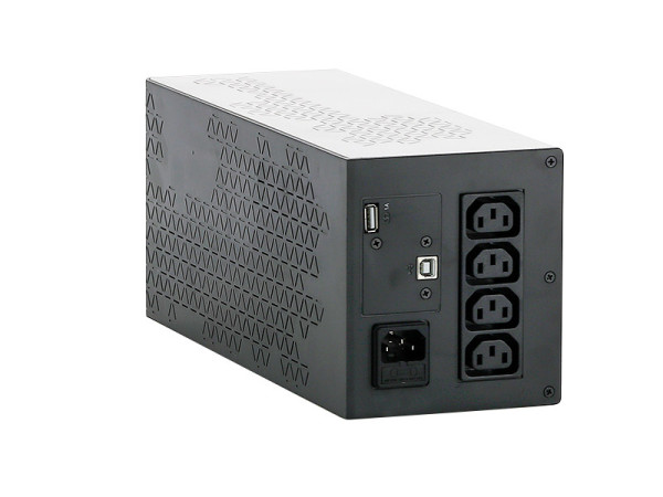 Legrand USV-Anlage Keor SP mit 800 VA/480 W - 4x IEC-Steckdosen - 1x Batterie 12V/9Ah, AVR, LED-Monitoring, 310183