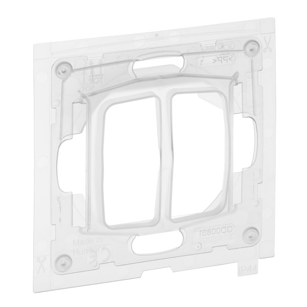Legrand SEANO IP44-Kit zur Verwendung v. Serienschalter, Doppelwechselschalter, Doppeltaster in Feuchtrauminstallationen, aufrüsten von IP21 auf IP44 Feuchtraumfunktionen, 765045