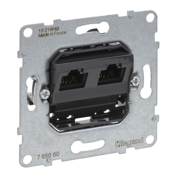 Legrand SEANO Datendose 2xRJ45, Einsatz, Kat. 6, UTP, ungeschirmt, 765060