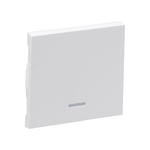 Legrand SEANO Wippe für beleuchtete Wechselschalter, Taster und Kreuzschalter, Schalterabdeckung, Wippenplatte, Ultraweiß, 765107