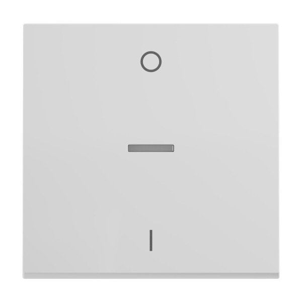 Legrand SEANO Wippe für 2-poligen Ausschalter mit Beleuchtungsfenster inkl. Symbol O/I (Aus/Ein), Schalterabdeckung, Wippenplatte, Ultraweiß, 765110