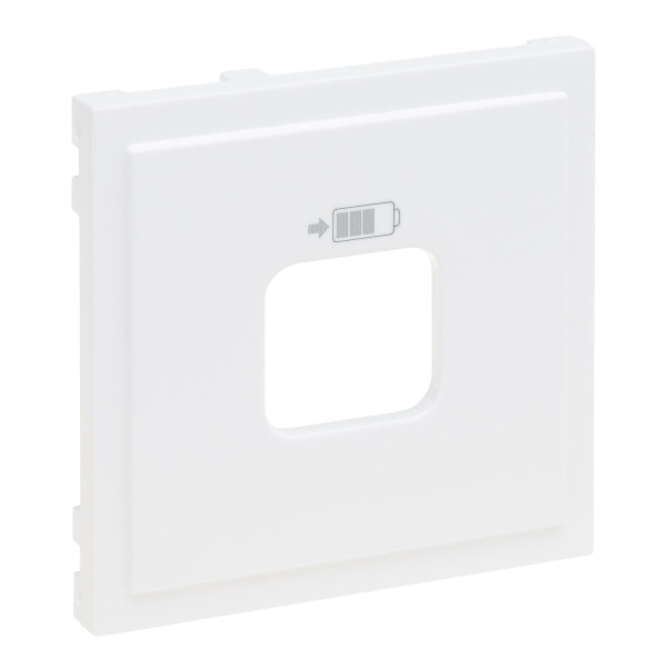 Legrand SEANO Abdeckung für USB-Ladesteckdosen A+C und C+C, Smartphone-charger, 3000mA bei einem Gerät oder 1500mA pro Ausgang, Ultraweiß, 765127