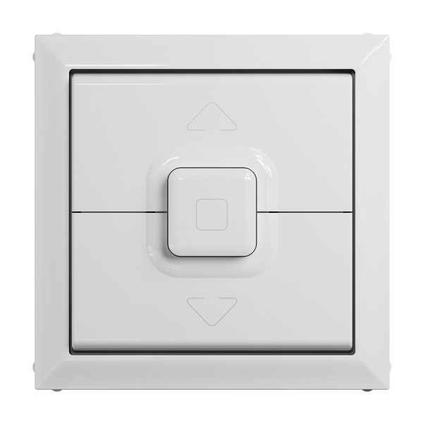 Legrand SEANO Wippe für Rollladen-/Jalousieschalter und -taster mit 3-Tasten-Bedienung, Schalterabdeckung, Wippenplatte, Ultraweiß, 765129