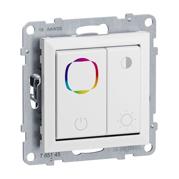 Legrand SEANO RGB-Dali-Dimmer 1 Bereich, manuelles Wechseln der Farben für DALI Vorschaltgeräte und Treiber Ultraweiß, 765145