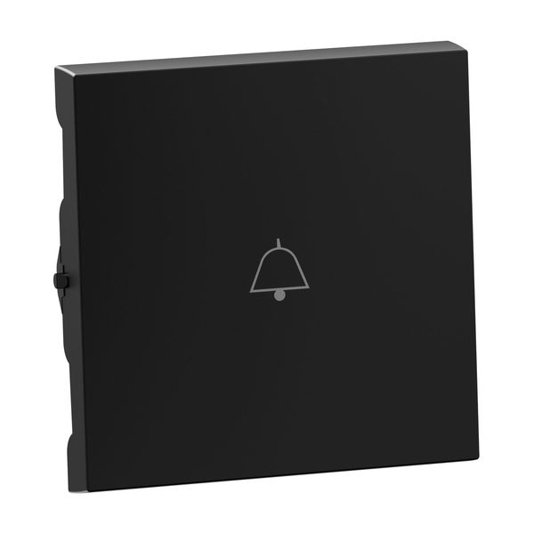 Legrand SEANO Wippe mit Klingelsymbol für Wechselschalter, Taster und Kreuzschalter, Schalterabdeckung, Wippenplatte, Schwarz, 765312
