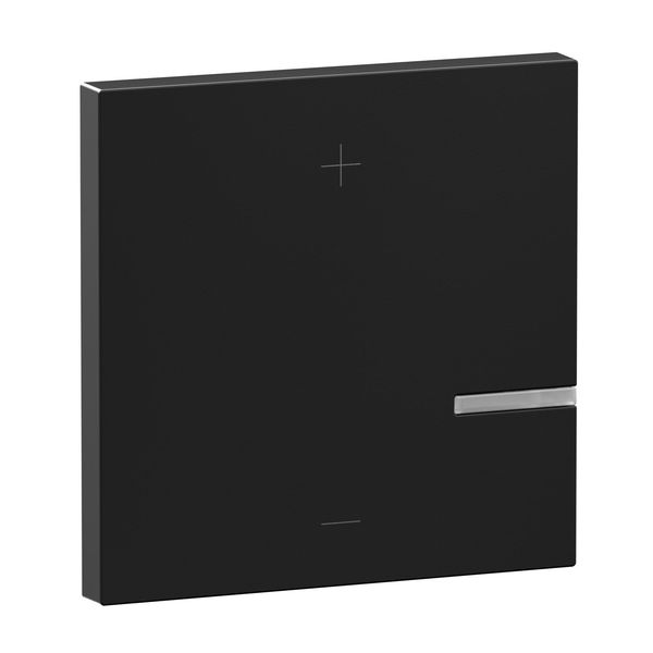 Legrand SEANO Wippe für Tastdimmer, 2-Leiter-Ausführung, inkl. Beleuchtungfenster für Status-LED, Schwarz, 765341