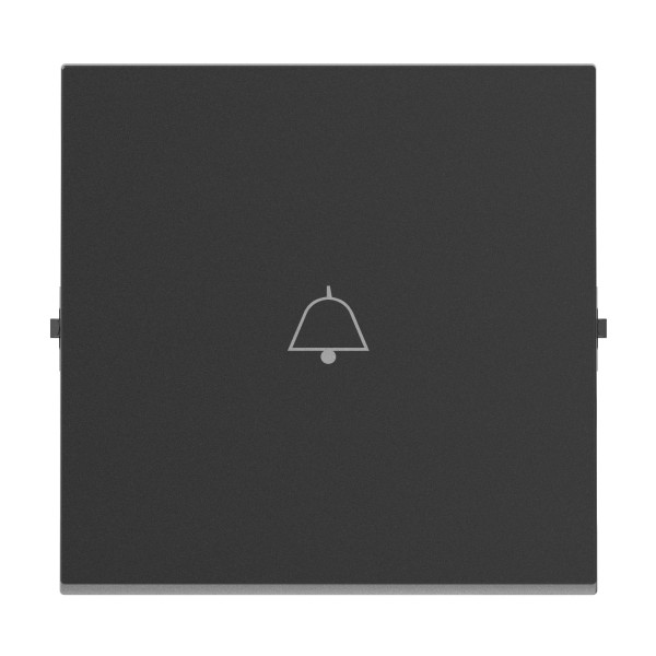 Legrand SEANO Wippe mit Klingelsymbol für Wechselschalter, Taster und Kreuzschalter, Schalterabdeckung, Wippenplatte, Anthrazit, 765412